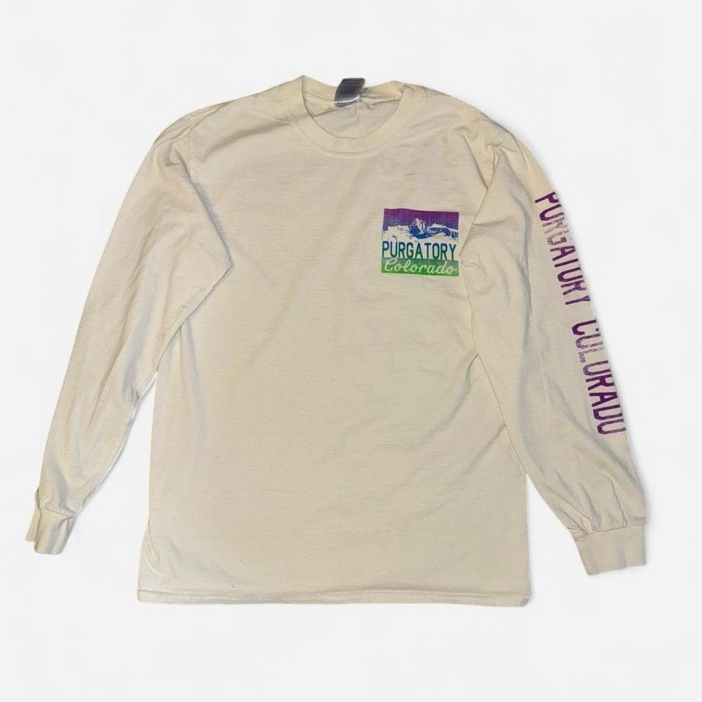 Purgatory Colorado Rocky Mountains Long Sleeve Graphic Tee Small